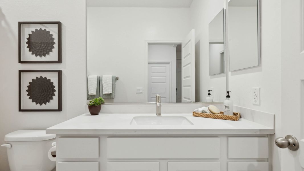 Representative furnished interior of a home built from the Stork by D.R. Horton in Apache Farms, Buckeye (Image 6).