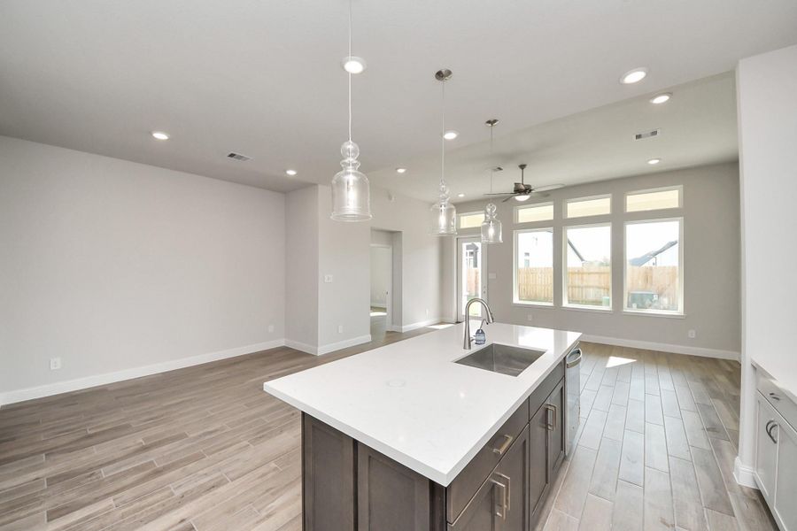 Furnished interior view inside a new home in Elyson: Elyson Duets, Katy (Image 13).