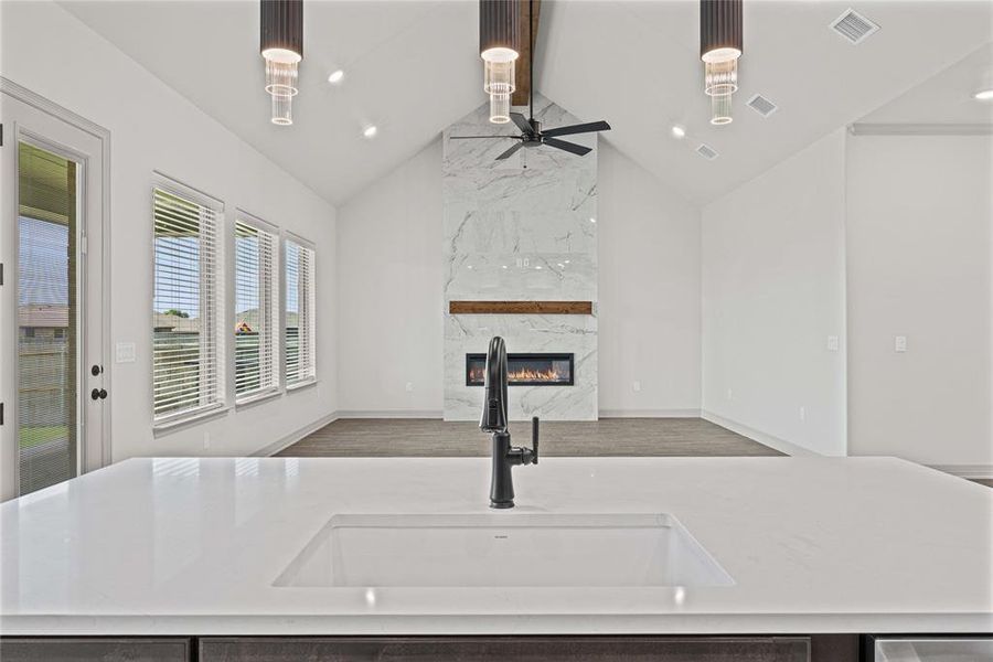 Furnished interior view inside a new home in , Troy (Image 16).