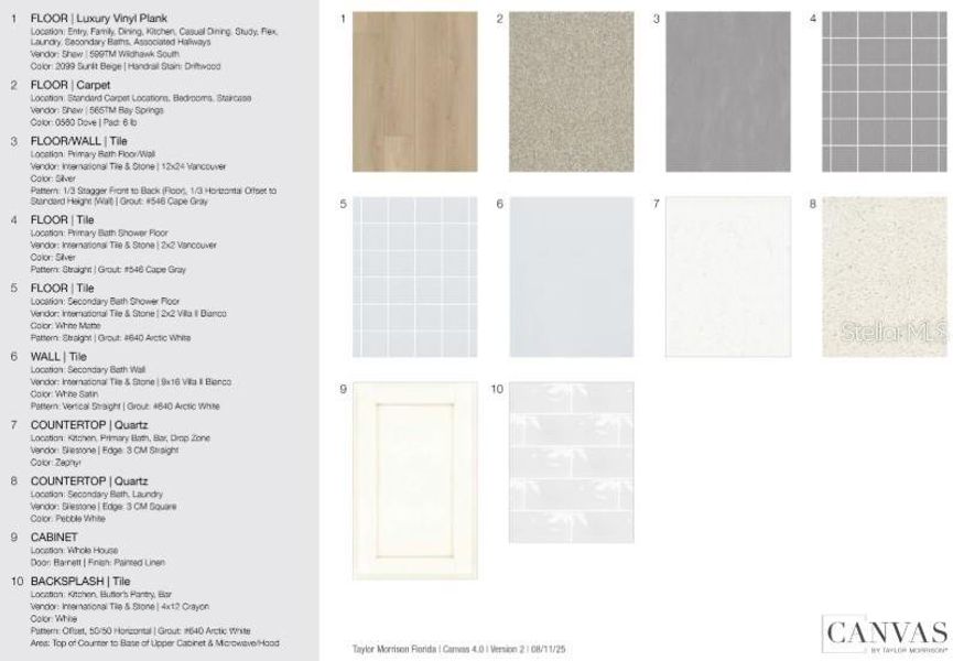 Sample of building materials used in homes in Westview, Poinciana (Image 20).