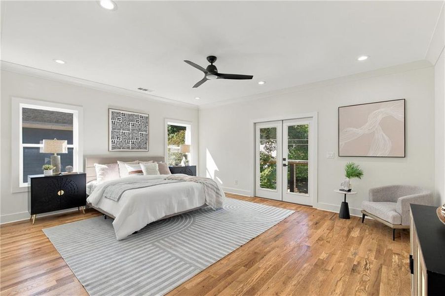 Furnished interior view inside a new home in , Avondale Estates (Image 9).