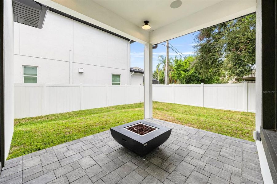 Exterior details and patio area of a home in , Tampa (Image 32). Exterior details and patio area of a home in , Tampa (Image 32).