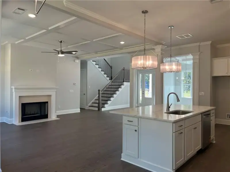 Furnished interior view inside a new home in , Cumming (Image 5). Furnished interior view inside a new home in , Cumming (Image 5).