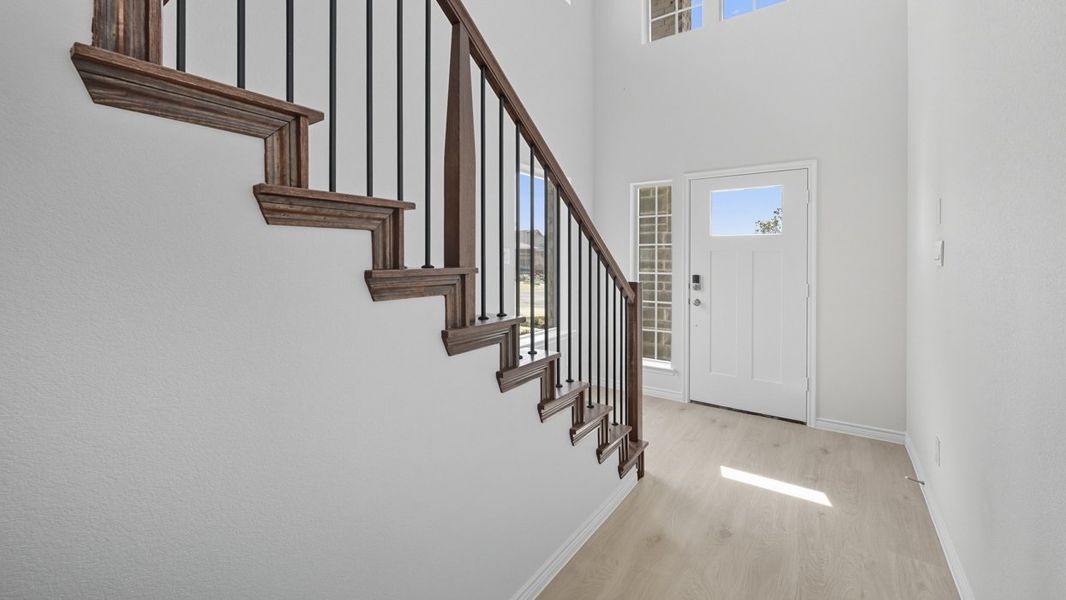 Representative unfurnished interior of a home built from the Tanzanite by D.R. Horton in Silverado, Aubrey (Image 9).