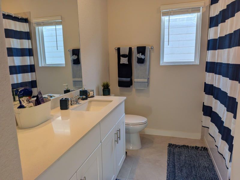 Furnished interior view inside a new home in McClendon Park Village, Houston (Image 27).