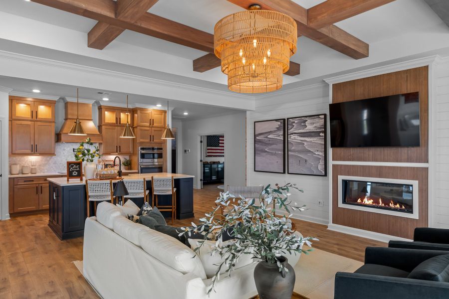 Representative furnished interior of a home built from the The Surfrider by Chesapeake Homes in Coastal Club of the Carolinas, Calabash (Image 47).