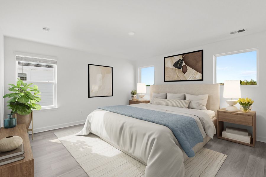Furnished interior view inside a new home in Waterside - Boardwalk Series, Longs (Image 6).