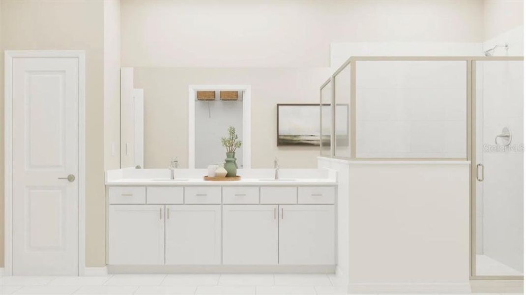 Furnished interior view inside a new home in Island Lakes at Coco Bay, Englewood (Image 6).