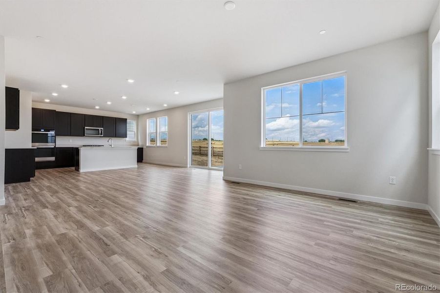 Spacious, unfurnished interior of a new home in Floret Collection at Parkdale Commons, Lafayette (Image 23).