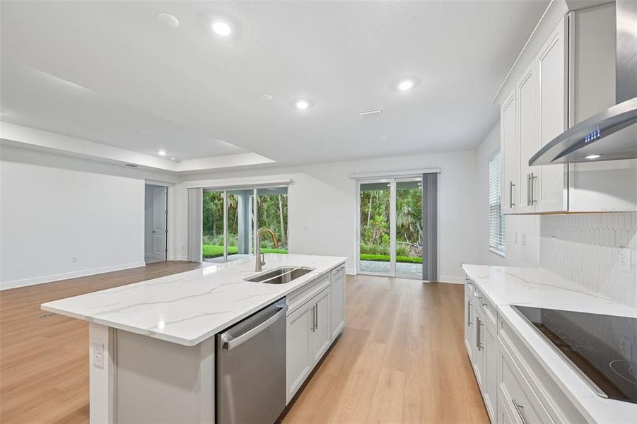 Furnished interior view inside a new home in Creeks Edge at Twin Rivers, Parrish (Image 13).