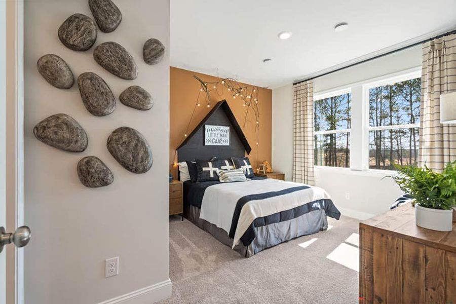 Furnished interior view inside a new home in Bailey Fence, Dacula (Image 13).