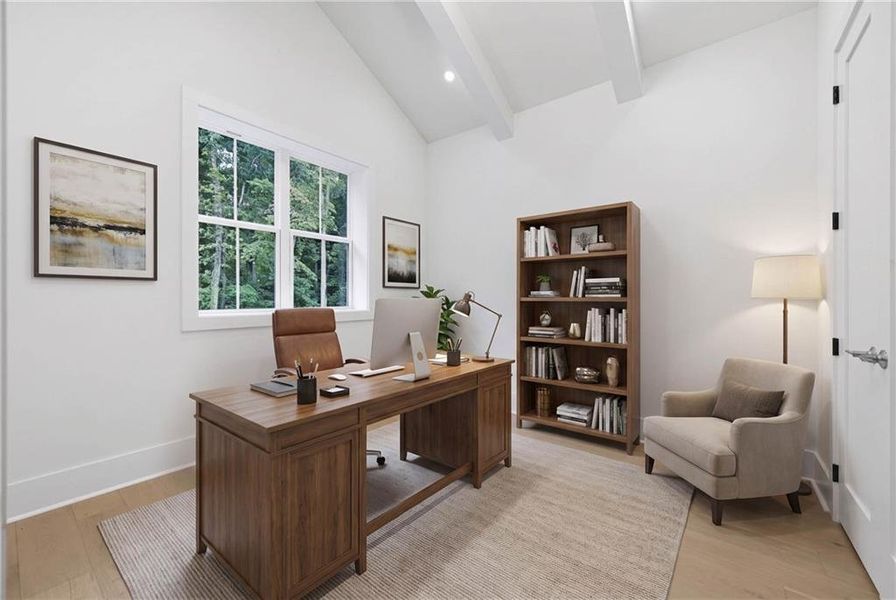Furnished interior view inside a new home in , Cumming (Image 13).