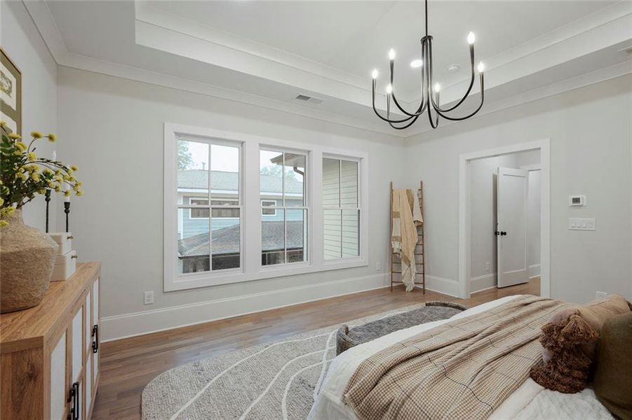Furnished interior view inside a new home in , Atlanta (Image 34).