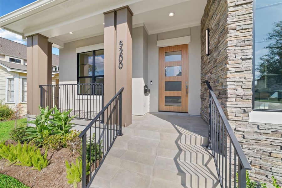Exterior details and patio area of a home in , Bellaire (Image 31). Exterior details and patio area of a home in , Bellaire (Image 31).