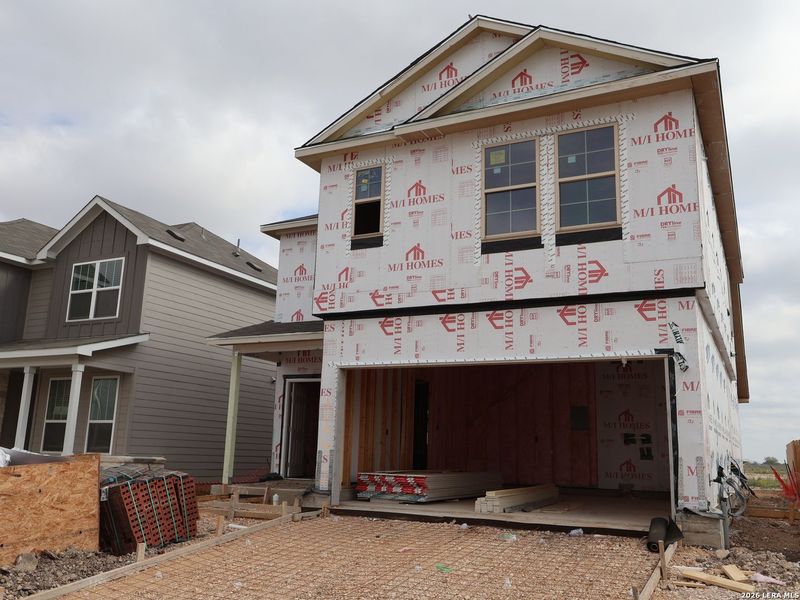 In-progress construction of a new home in Meadows at Clear Springs, New Braunfels, TX (Image 25).