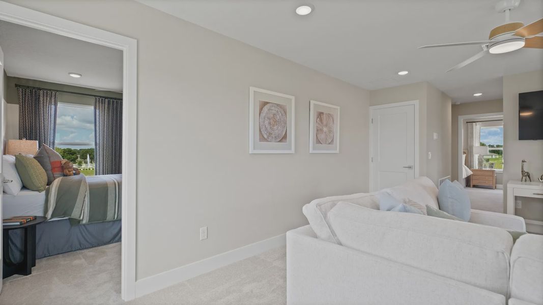 Furnished interior view inside a new home in Trailside, Mount Dora (Image 46).