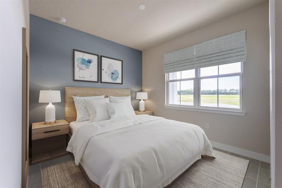 Representative furnished interior of a home built from the Harrison by Ryan Homes in The Palms at Venetian Bay, New Smyrna Beach (Image 16).