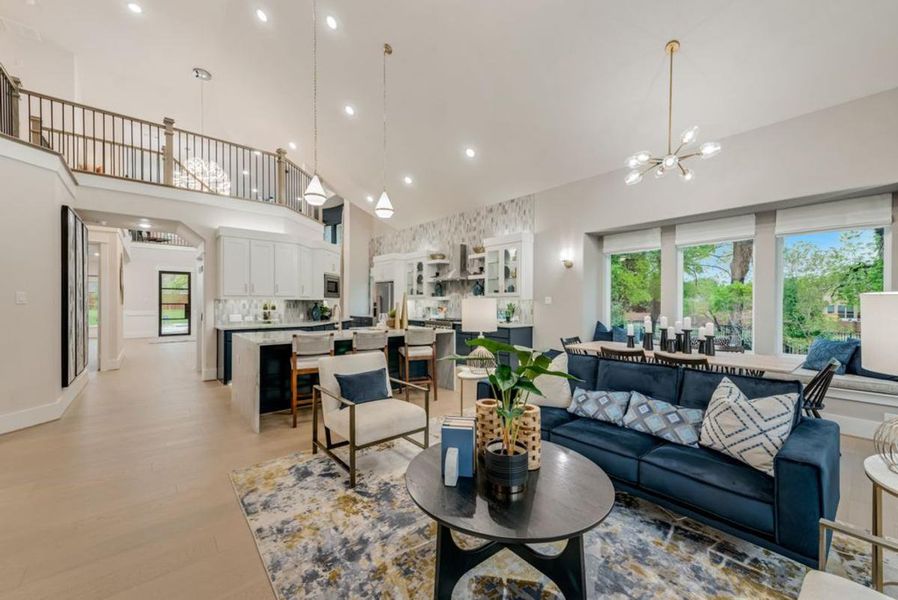 Representative furnished interior of a home built from the Grand Alexandria by Grand Homes in Grand Oaks, Celina (Image 9). Representative furnished interior of a home built from the Grand Alexandria by Grand Homes in Grand Oaks, Celina (Image 9).