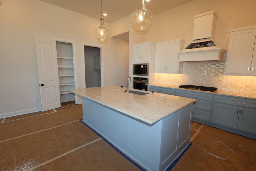 In-progress construction of a new home in Grange 45' Homesites, Katy, TX (Image 29).