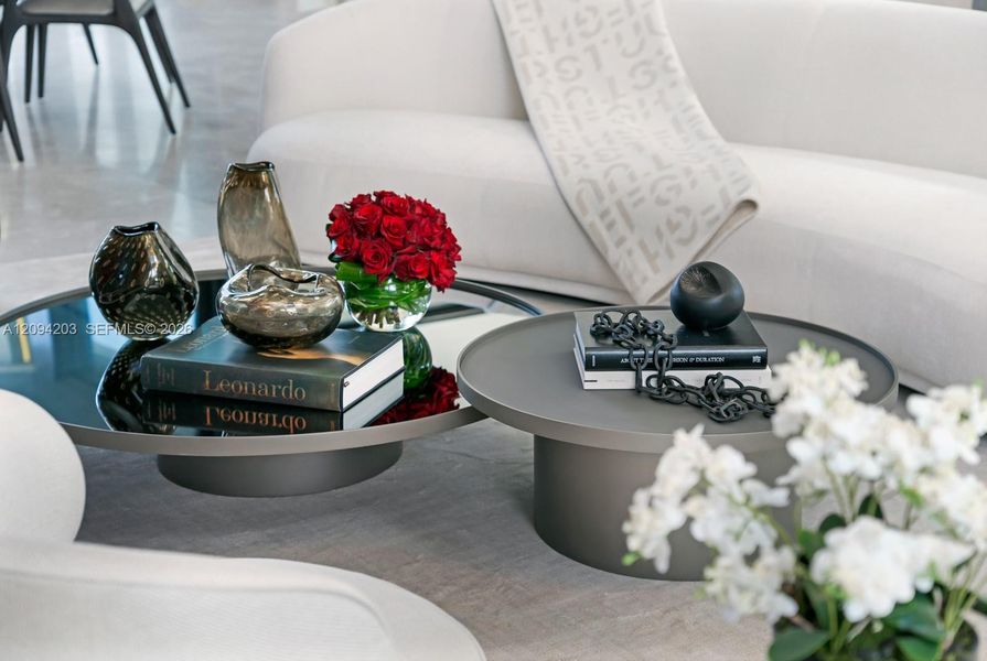 Close-up of interior finishes inside a home in , Miami Beach (Image 17).
