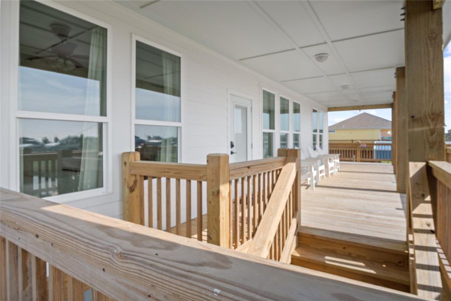 Exterior details and patio area of a home in , Crystal Beach (Image 22). Exterior details and patio area of a home in , Crystal Beach (Image 22).