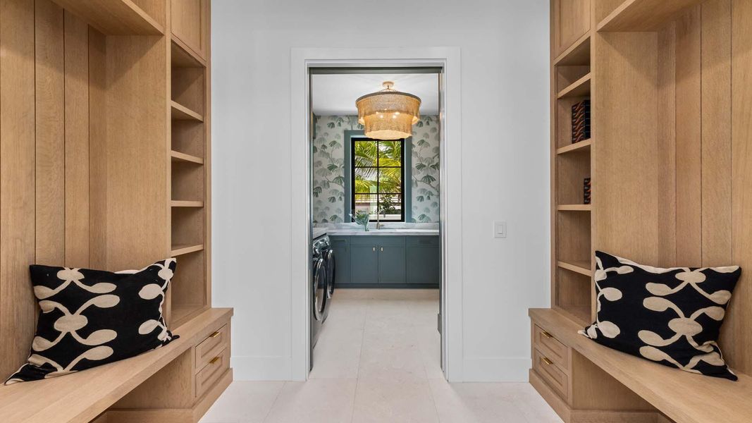Furnished interior view inside a new home in , Delray Beach (Image 14).