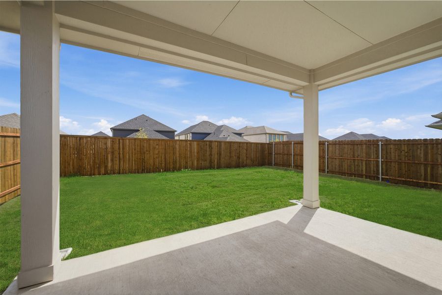 Exterior details and patio area of a home in Westridge, McKinney (Image 3). Exterior details and patio area of a home in Westridge, McKinney (Image 3).