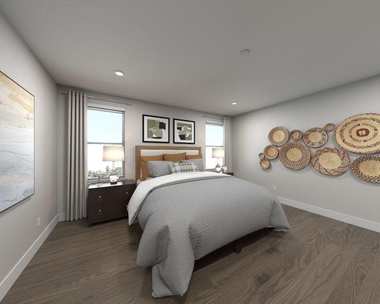 Furnished interior view inside a new home in Lakes at Bella Lago - Signature Series, Franklin (Image 6).