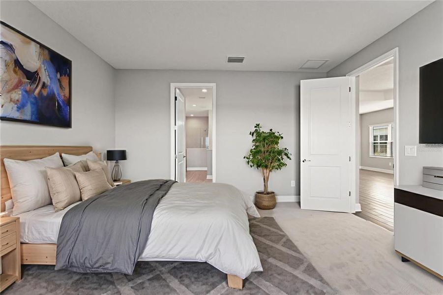 Furnished interior view inside a new home in Palm Grove, Lakewood Ranch (Image 11). Furnished interior view inside a new home in Palm Grove, Lakewood Ranch (Image 11).