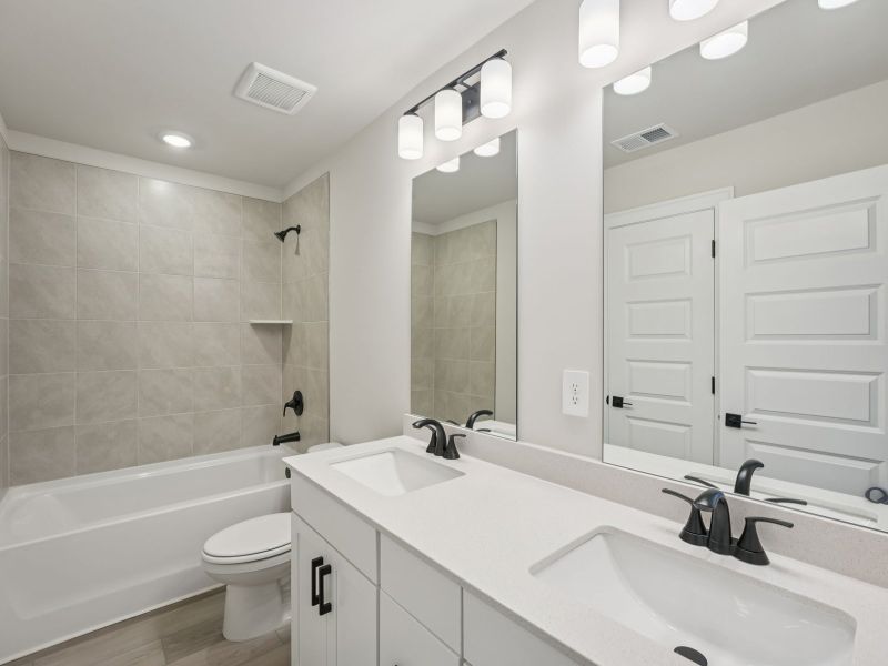 Furnished interior view inside a new home in Hemingway - Highland Series, Cumming (Image 10).