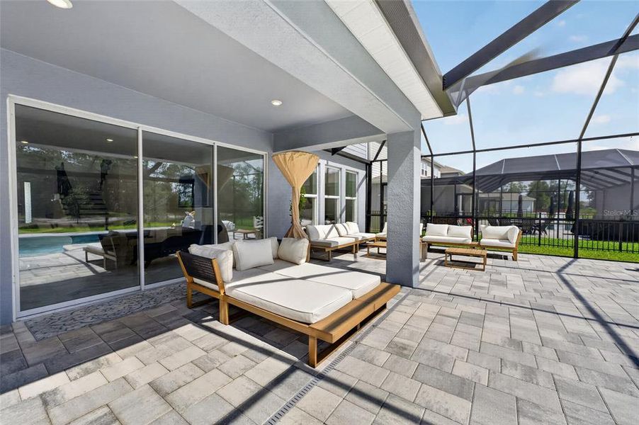 Exterior details and patio area of a home in , Wesley Chapel (Image 25). Exterior details and patio area of a home in , Wesley Chapel (Image 25).