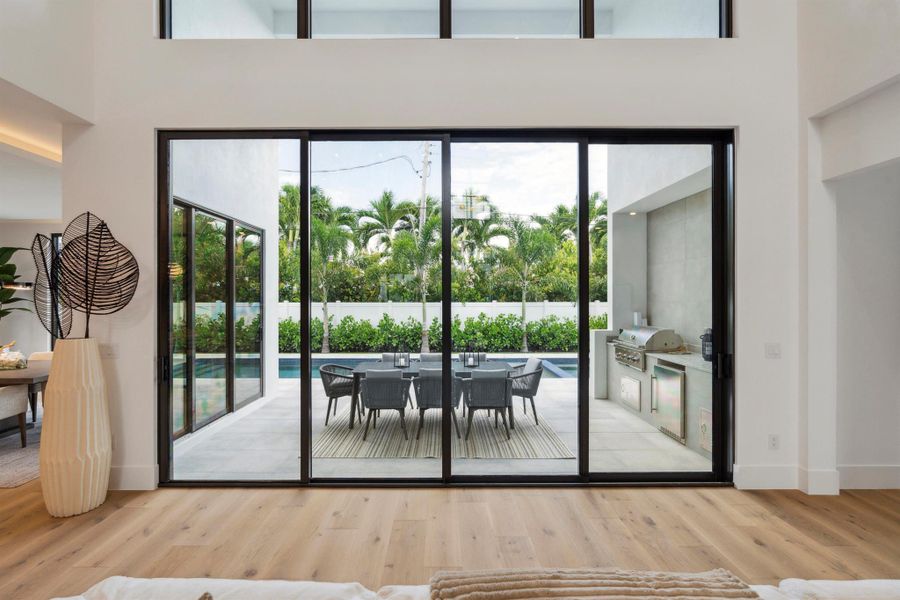 Furnished interior view inside a new home in , West Palm Beach (Image 38).