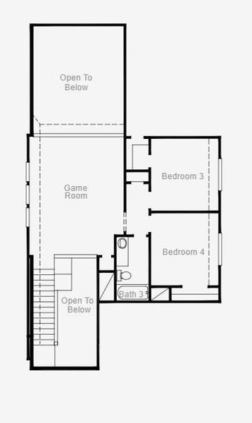 2D floor plan layout of this home in , Richmond, TX (Image 3).