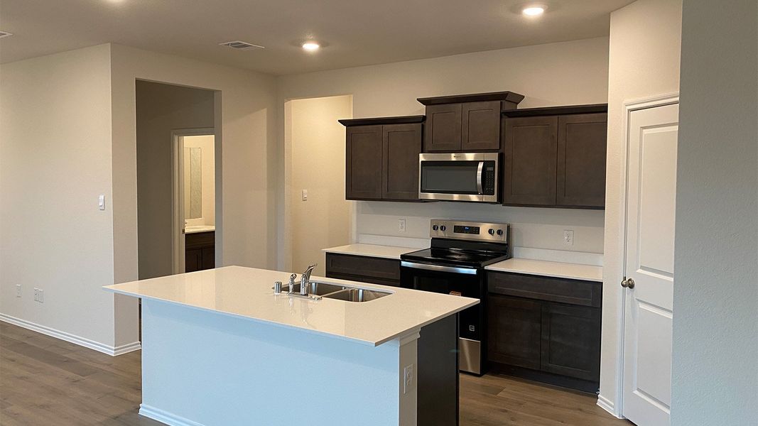 Furnished interior view inside a new home in Creeks at Burnett Trail, Canton (Image 7).