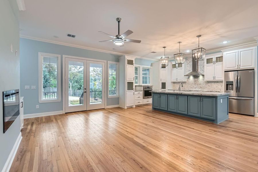 Antique, reclaimed white oak flooring