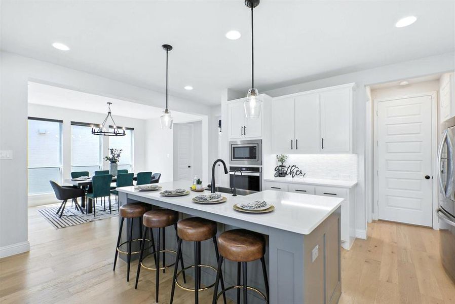 Furnished interior view inside a new home in , Lewisville (Image 31). Furnished interior view inside a new home in , Lewisville (Image 31).