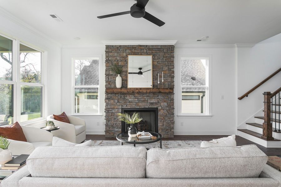 Representative furnished interior of a home built from the The River by Greentech Homes LLC in The Thicket at Sedman Hills, Hixson (Image 11).