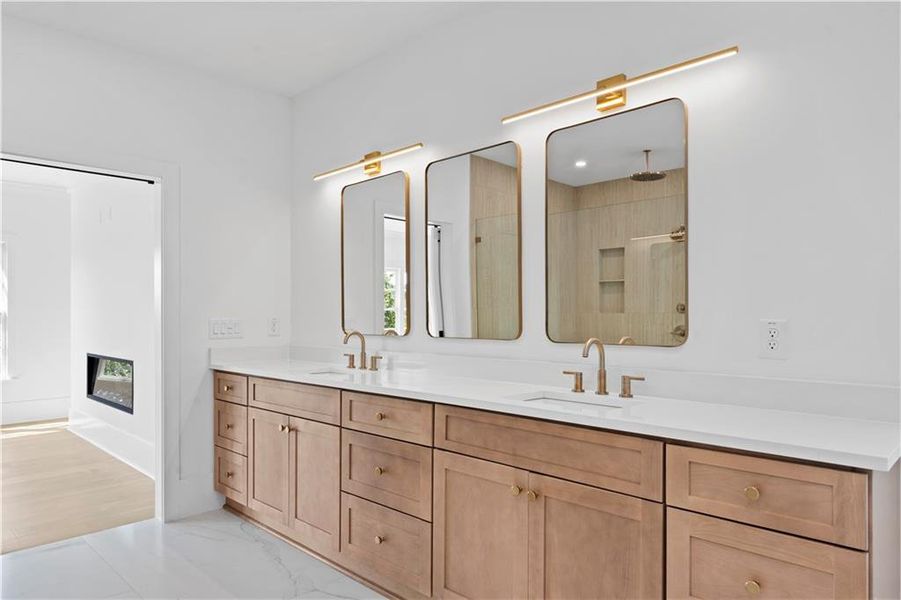 Furnished interior view inside a new home in , Suwanee (Image 34).