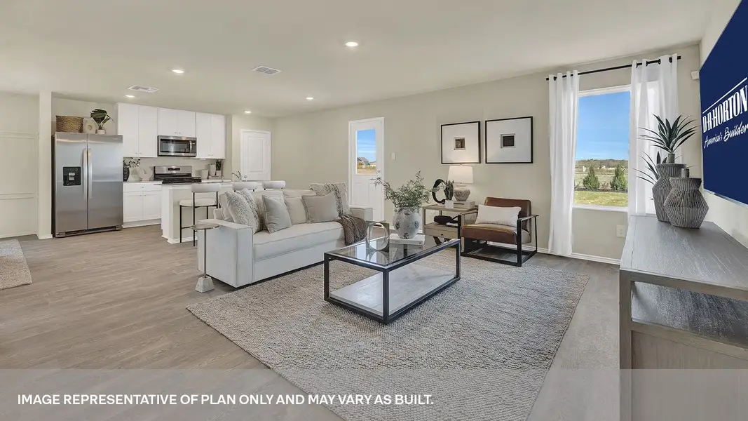 Furnished interior view inside a new home in Sunset Oaks, Maxwell (Image 5).