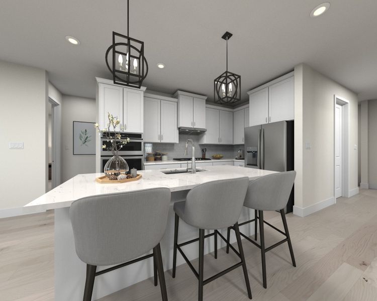Furnished interior view inside a new home in Sycamore Grove, Murfreesboro (Image 3).