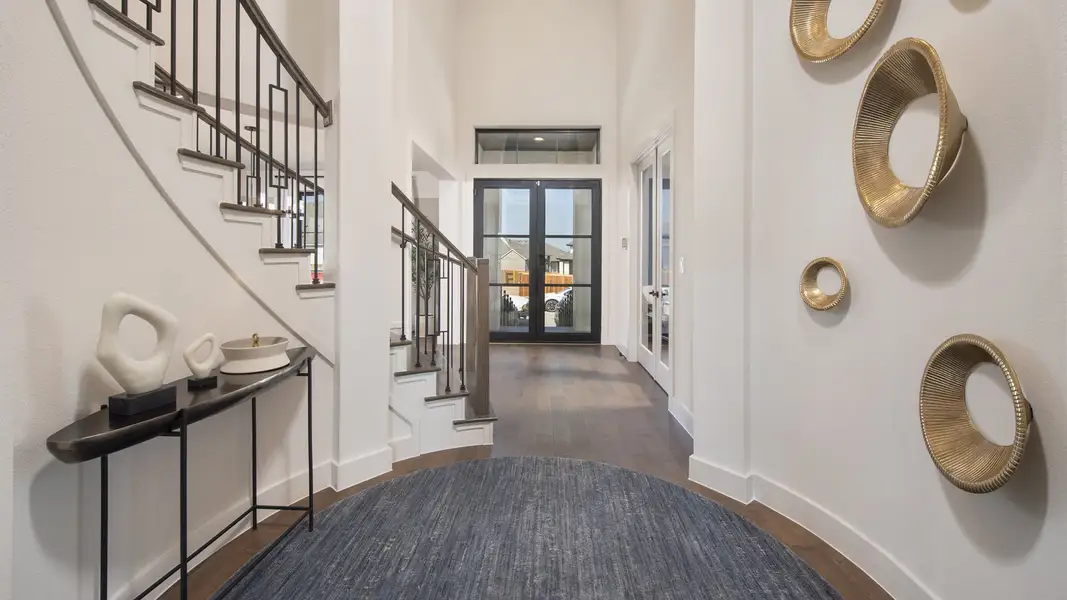 Representative furnished interior of a home built from the 4199W by Perry Homes in Santa Rita Ranch Tierra Rosa, Liberty Hill (Image 3).