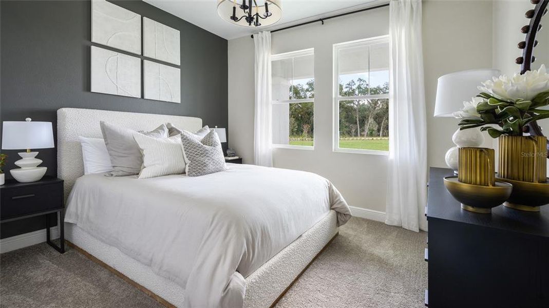 Furnished interior view inside a new home in Pasadena Woods, Dade City (Image 7).