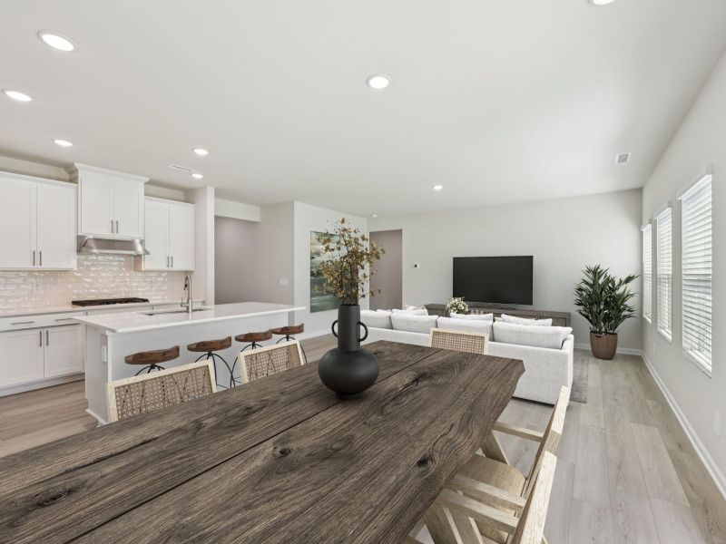 Furnished interior view inside a new home in Marshburn Landing - Signature Series, Wendell (Image 9).