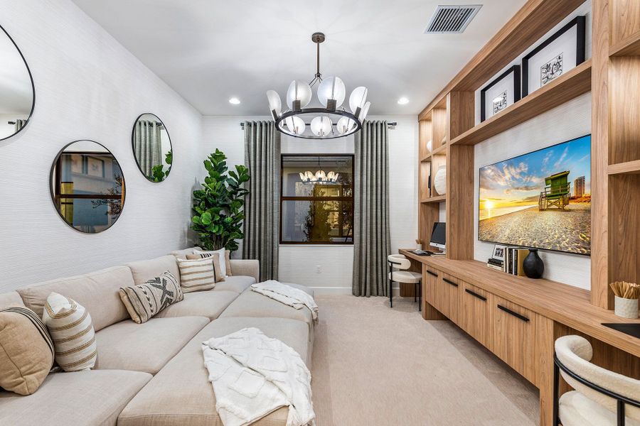 Furnished interior view inside a new home in Valencia Del Mar, Boynton Beach (Image 5).
