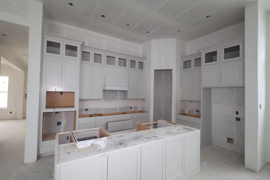 In-progress construction of a new home in Two Step Farm 42', Montgomery, TX (Image 8).