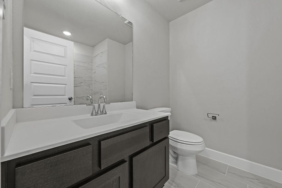 Furnished interior view inside a new home in The Trails, New Caney (Image 10).