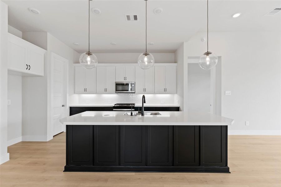 Furnished interior view inside a new home in Elyson, Katy (Image 10). Furnished interior view inside a new home in Elyson, Katy (Image 10).