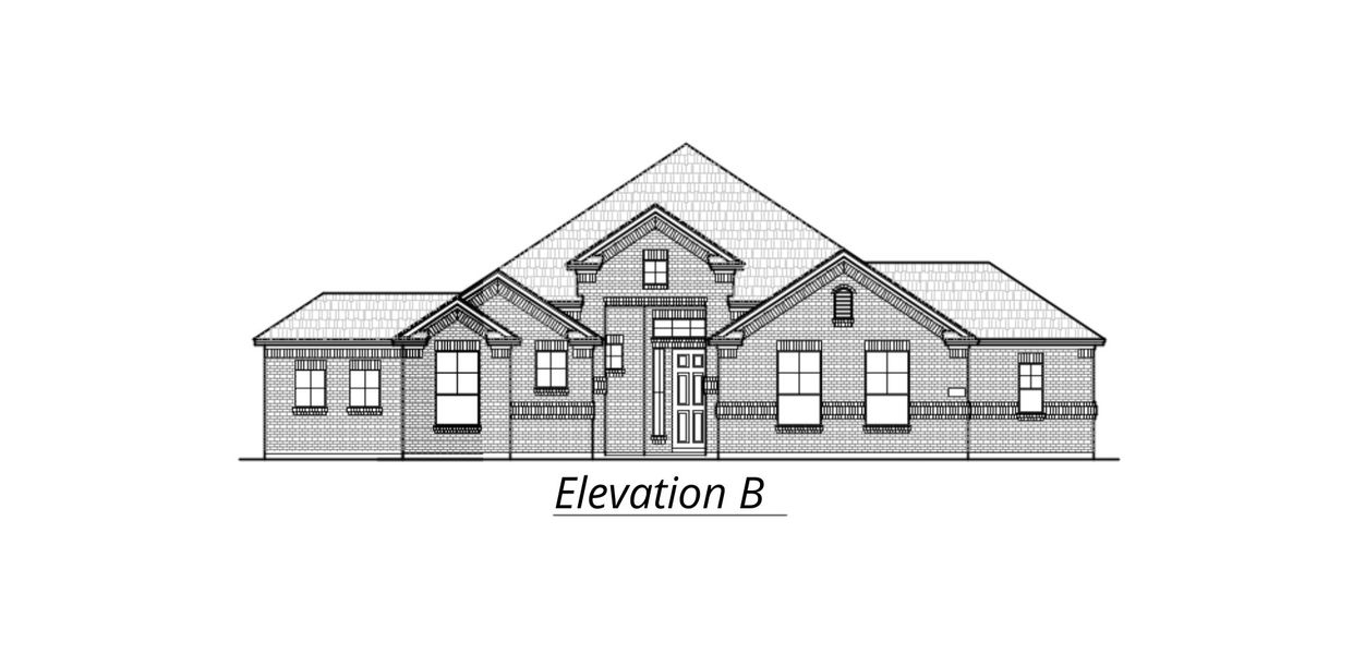 Representative exterior photo of a completed home built from the Mackenzie by Chesmar Homes in Sienna Lakes, San Antonio, TX (Image 2).