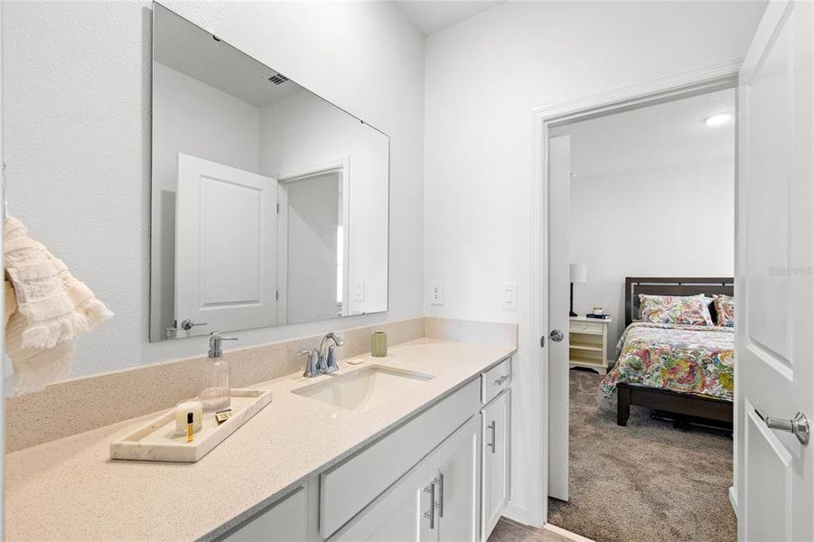 Furnished interior view inside a new home in Wellness Ridge, Clermont (Image 8).