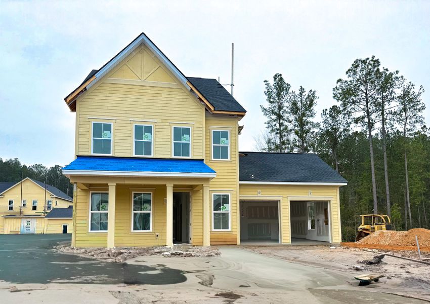 In-progress construction of a new home in Single Family Homes at Nexton, Summerville, SC (Image 38).